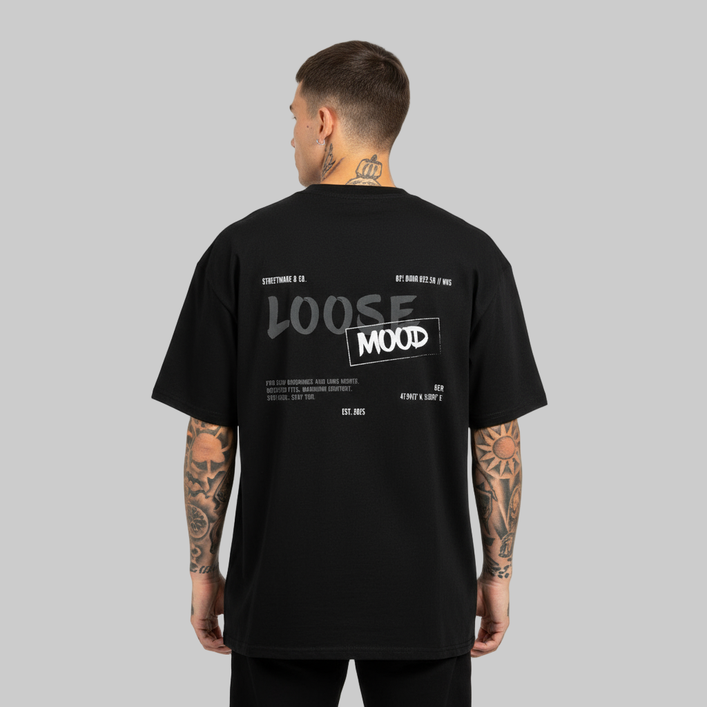 Studio Tee - Oversized - black