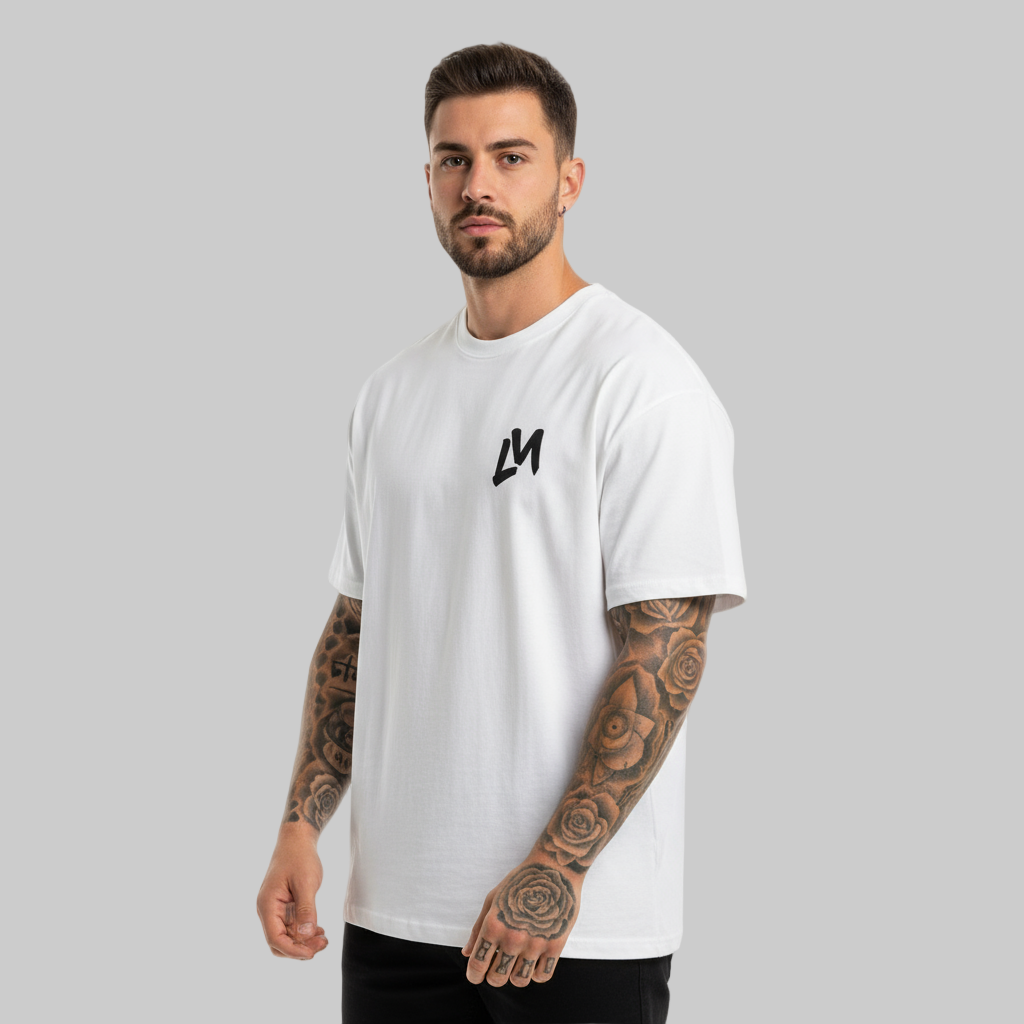 Studio Tee - Oversized - white
