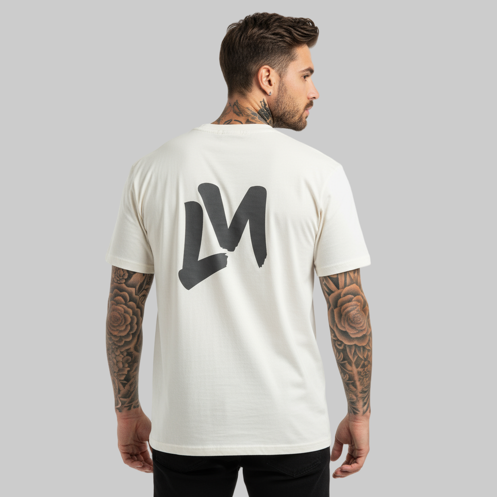 Statement Tee - Oversized - white