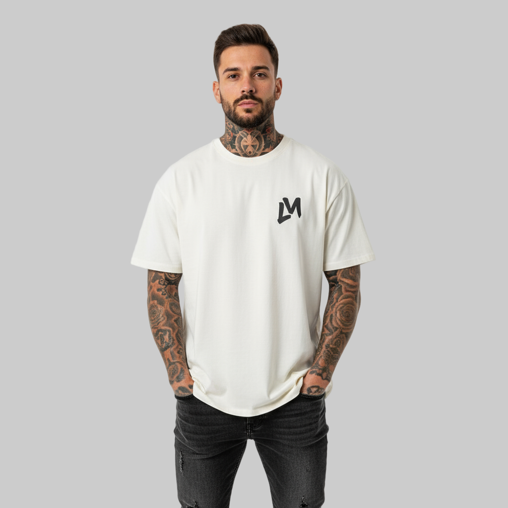 Basic Tee - Oversized - white