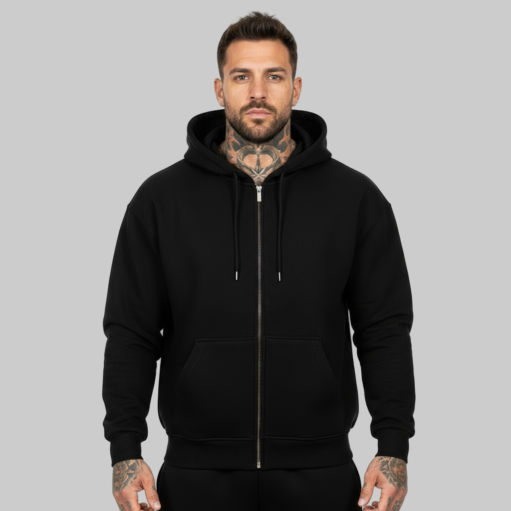 Zip Mood - Oversized - black
