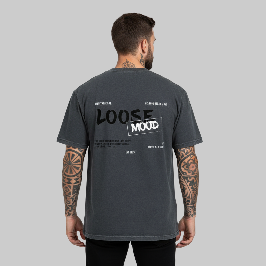 Studio Tee - Oversized - dark grey