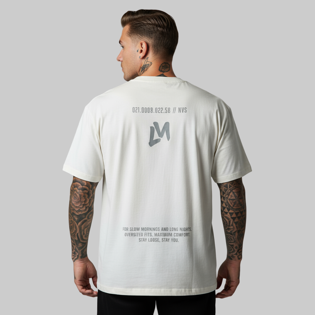 Frame Tee - Oversized - white